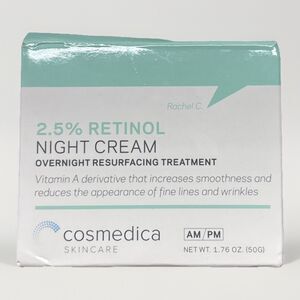 Cosmedica Skincare Retinol Facial Night Cream Moisturizing Treatment READ DESCRI